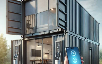 Container House Door and Window open close system using Electric linear Actuator