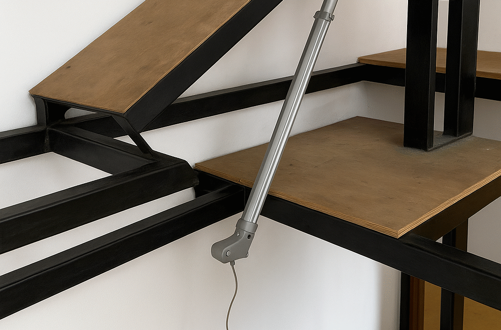 Staircase Door Open & Close Using Linear Actuator