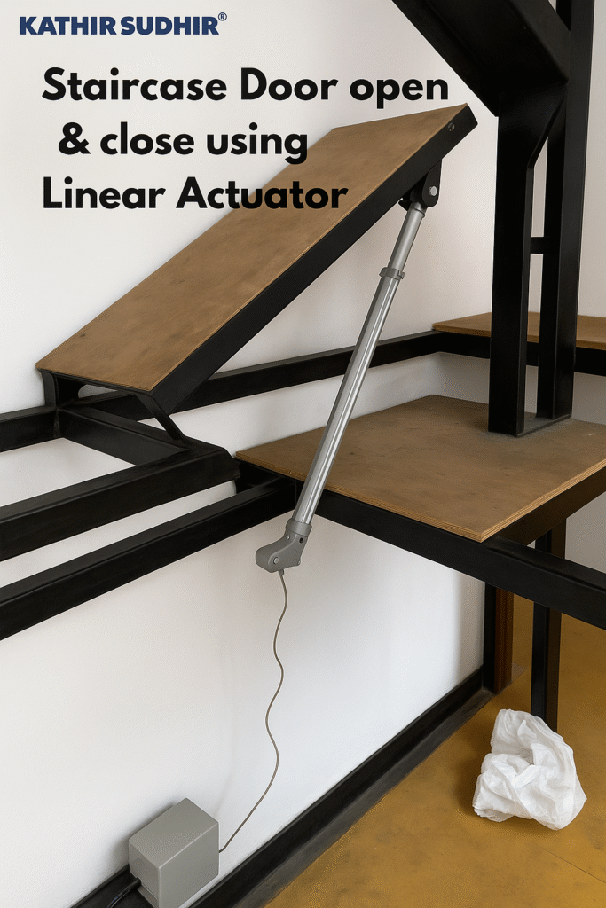 Automated Staircase Door Mechanism