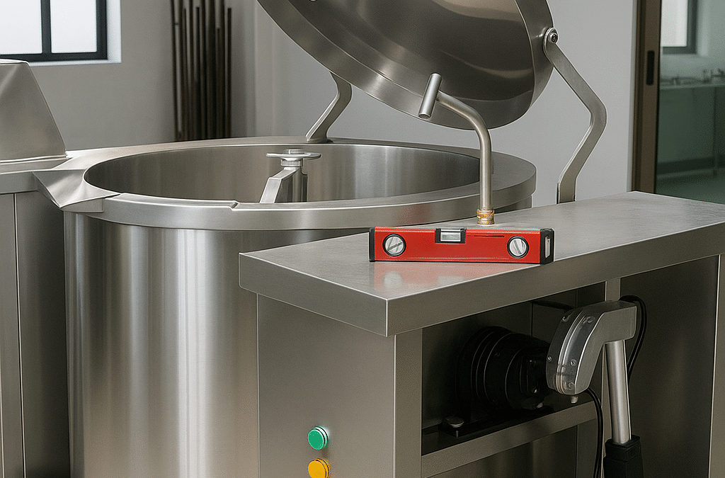 Tilting Boiling Pan Powered by Electric Linear Actuator