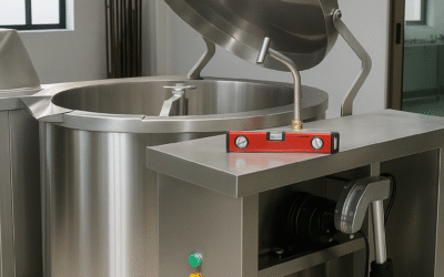 Tilting Boiling Pan Powered by Electric Linear Actuator
