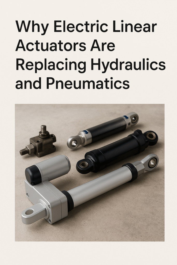 Why Electric Linear Actuators Are Replacing Hydraulics and Pneumatics