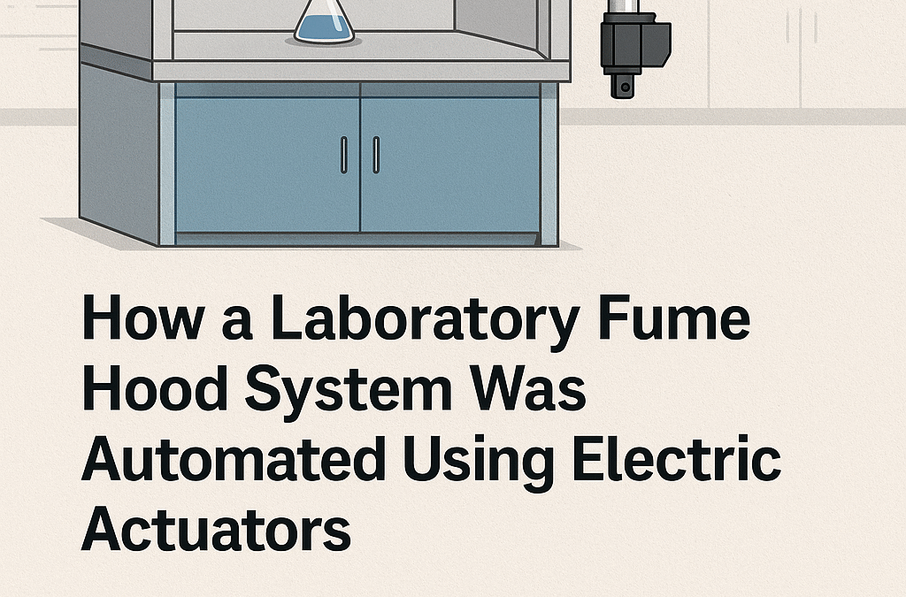 Laboratory Fume Hood System Was Automated Using Electric Actuators