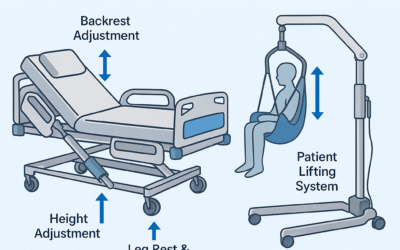 Electric Actuators in Medical Beds and Patient Lifting Systems