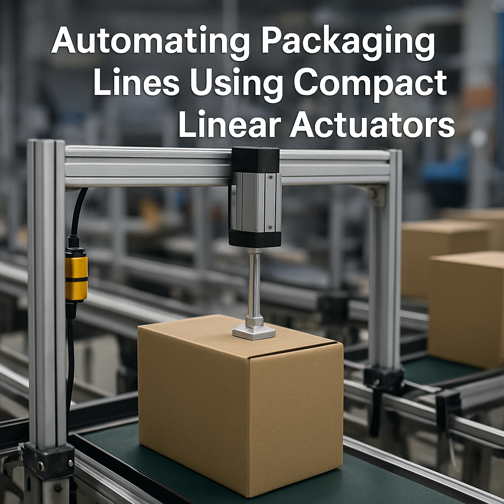 Automating Packaging Lines Using Compact Linear Actuators