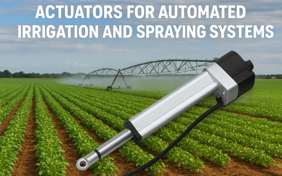 Actuators for Automated Irrigation and Spraying Systems