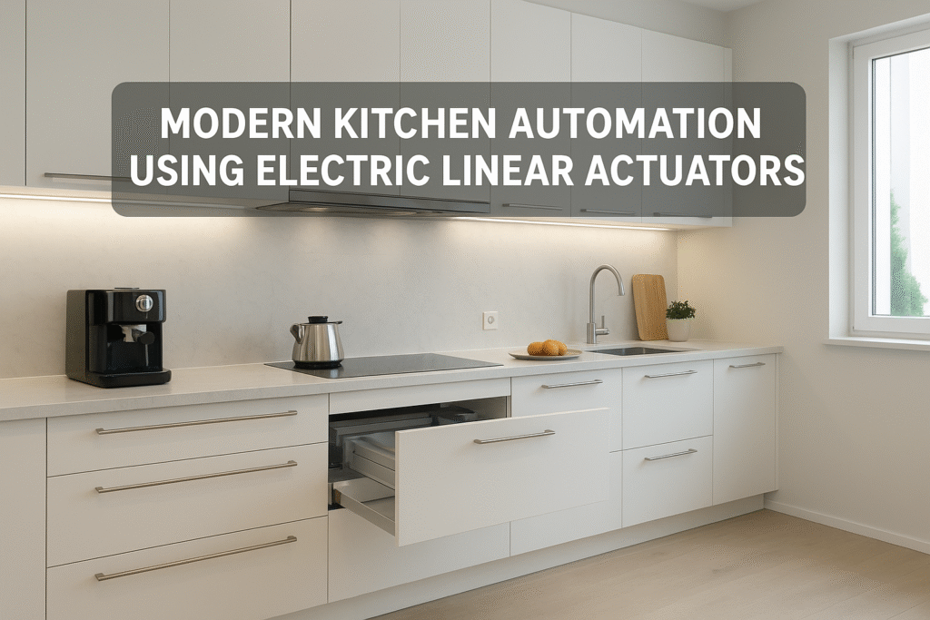 Modern Kitchen Automation using Electric Linear Actuators