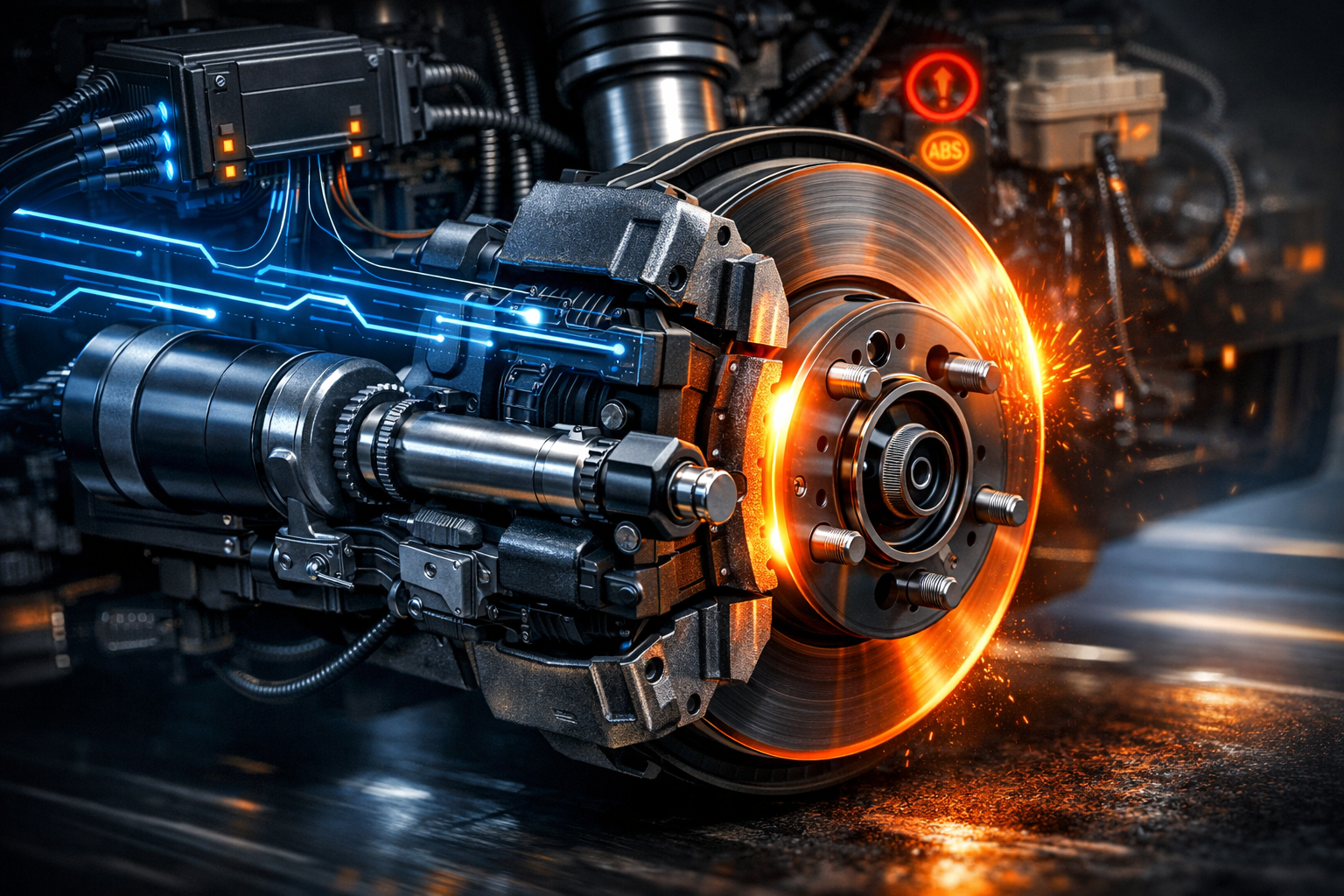 How a Vehicle Brake Is Stopped by using powerful Electric Actuator