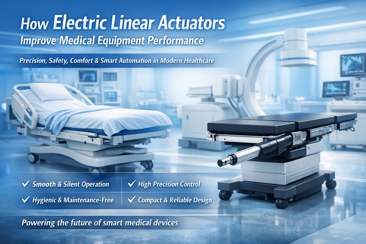 How Electric Linear Actuators Improve Medical Equipment Performance
