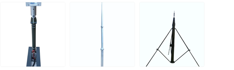 Telephonic Masts with the Integrated Electric Actuator Technology