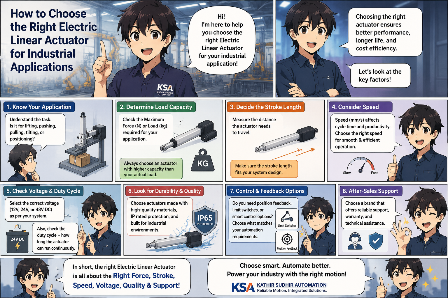 How to Choose the Right Electric Linear Actuator for Industrial Applications