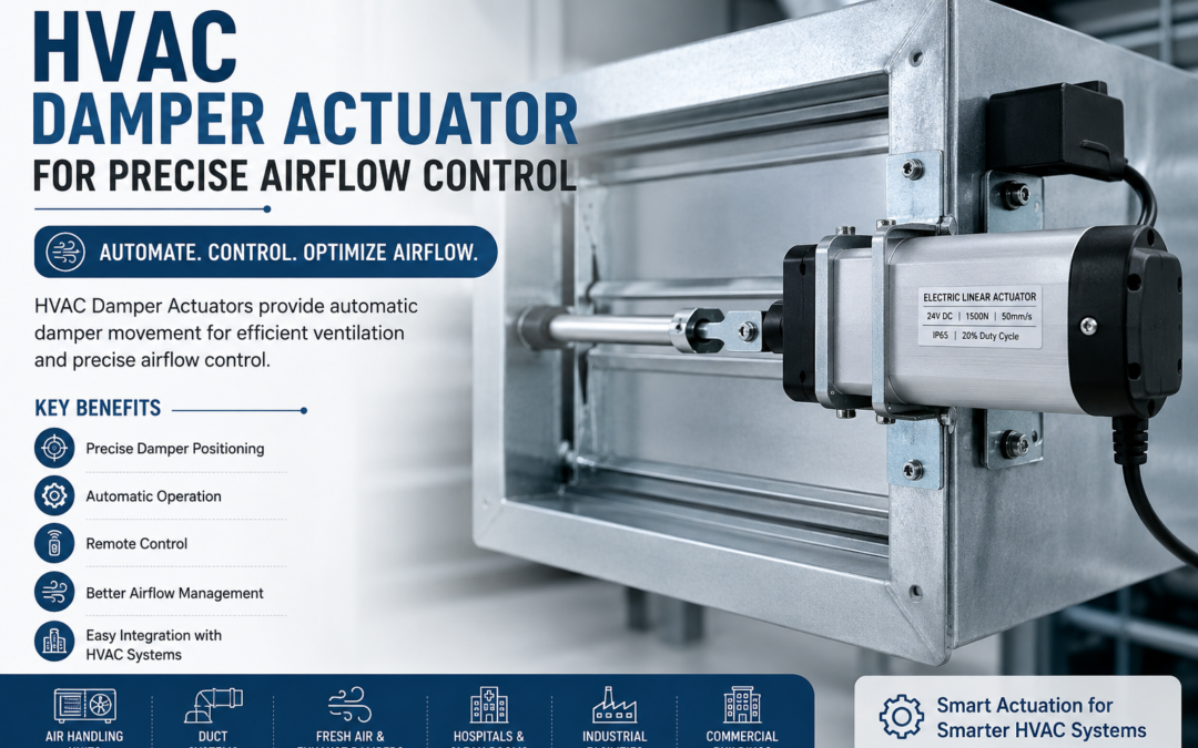 HVAC Damper Actuator for Precise Airflow Control